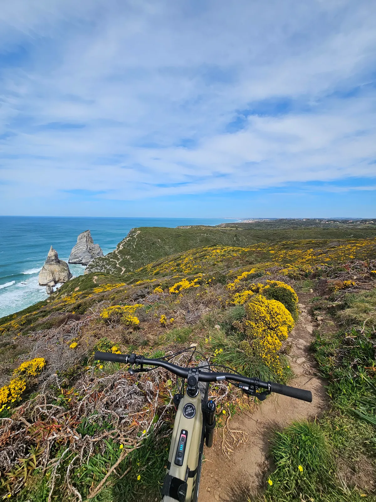 Mountain biking near Sintra, Portugal with Rent4Trail